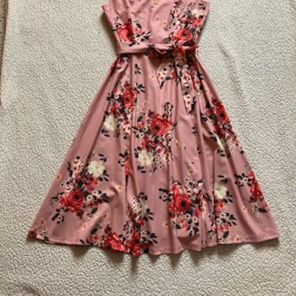 Dress Tells Flowers Cocktail Dress - size M NWOT - Picture 4 of 9